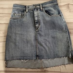 Aritzia Wilfred Denim high waist skirt